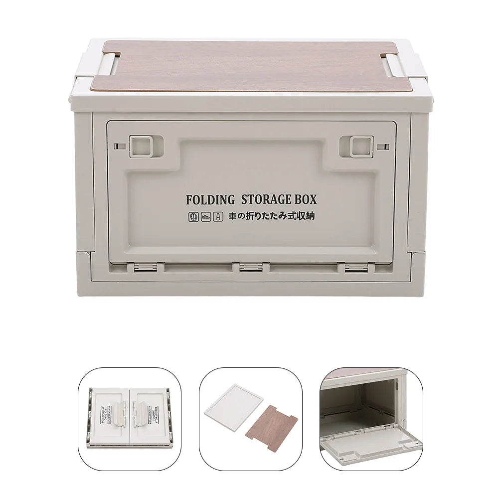 Collapsible Outdoor Camping Storage Box Folding Container for Camping, Picnics, 30L & 45L