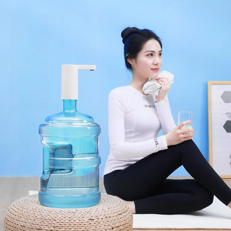 Smart Electric Water Pump Dispenser - Touch Control USB Charging Auto-Filling System for Home Various Bucket Sizes