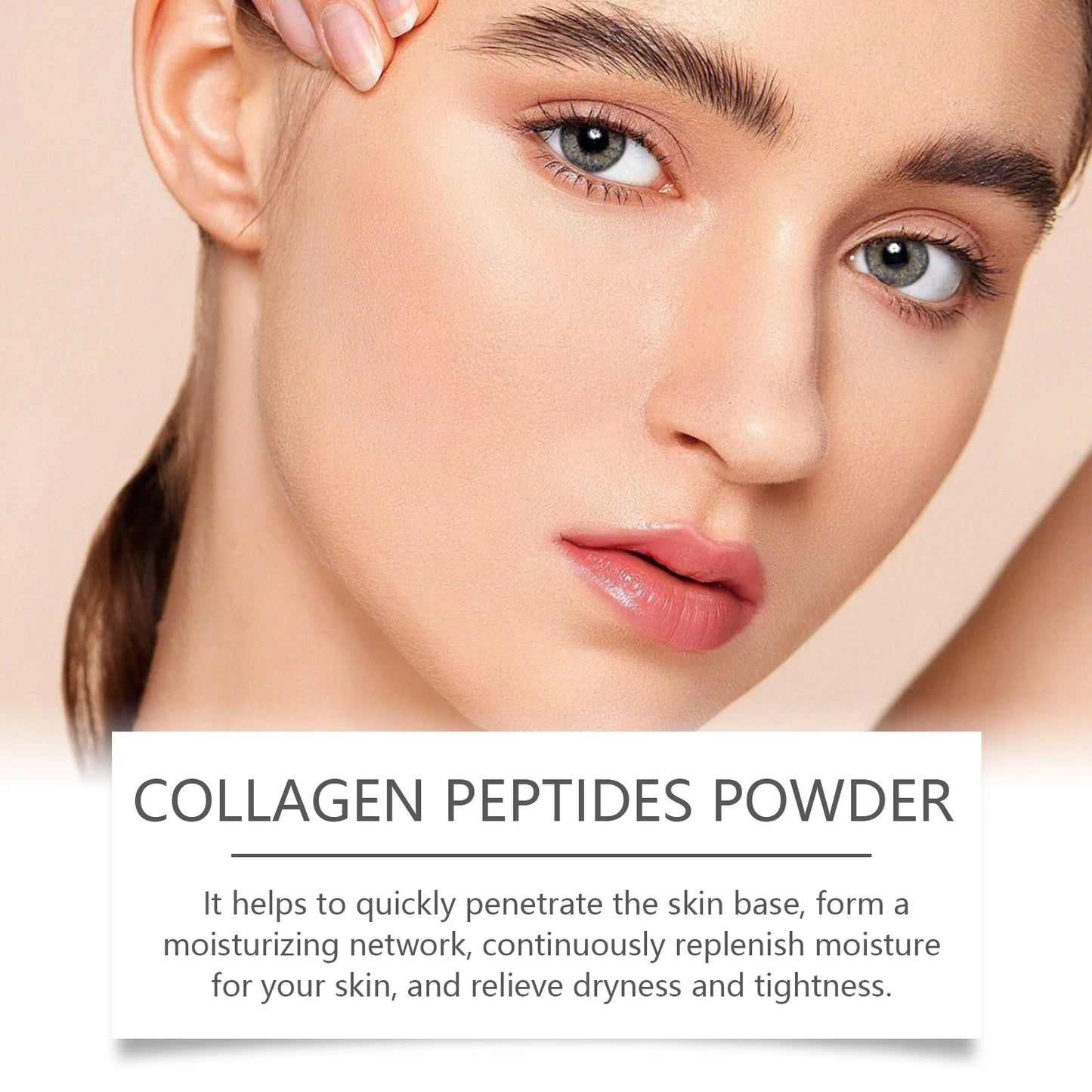 Collagen Peptide Mask Powder Reduce Wrinkle Tighten Skin Enhance Elasticity Moisturize Brightening Firm Smooth Face Mask Powder
