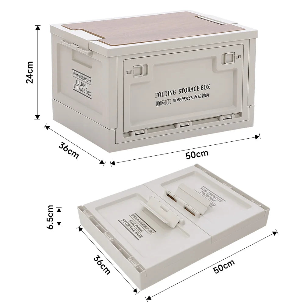 Collapsible Outdoor Camping Storage Box Folding Container for Camping, Picnics, 30L & 45L