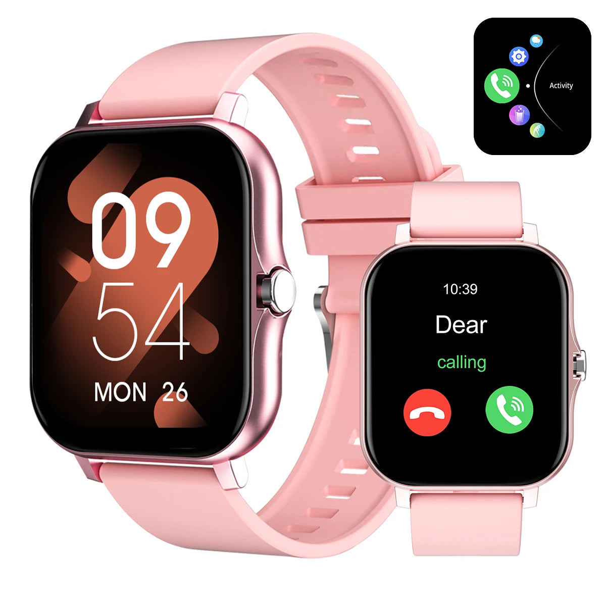 New smart watch, call, message reminder, compatible with iPhone/android, smart sports watch suitable for men and women